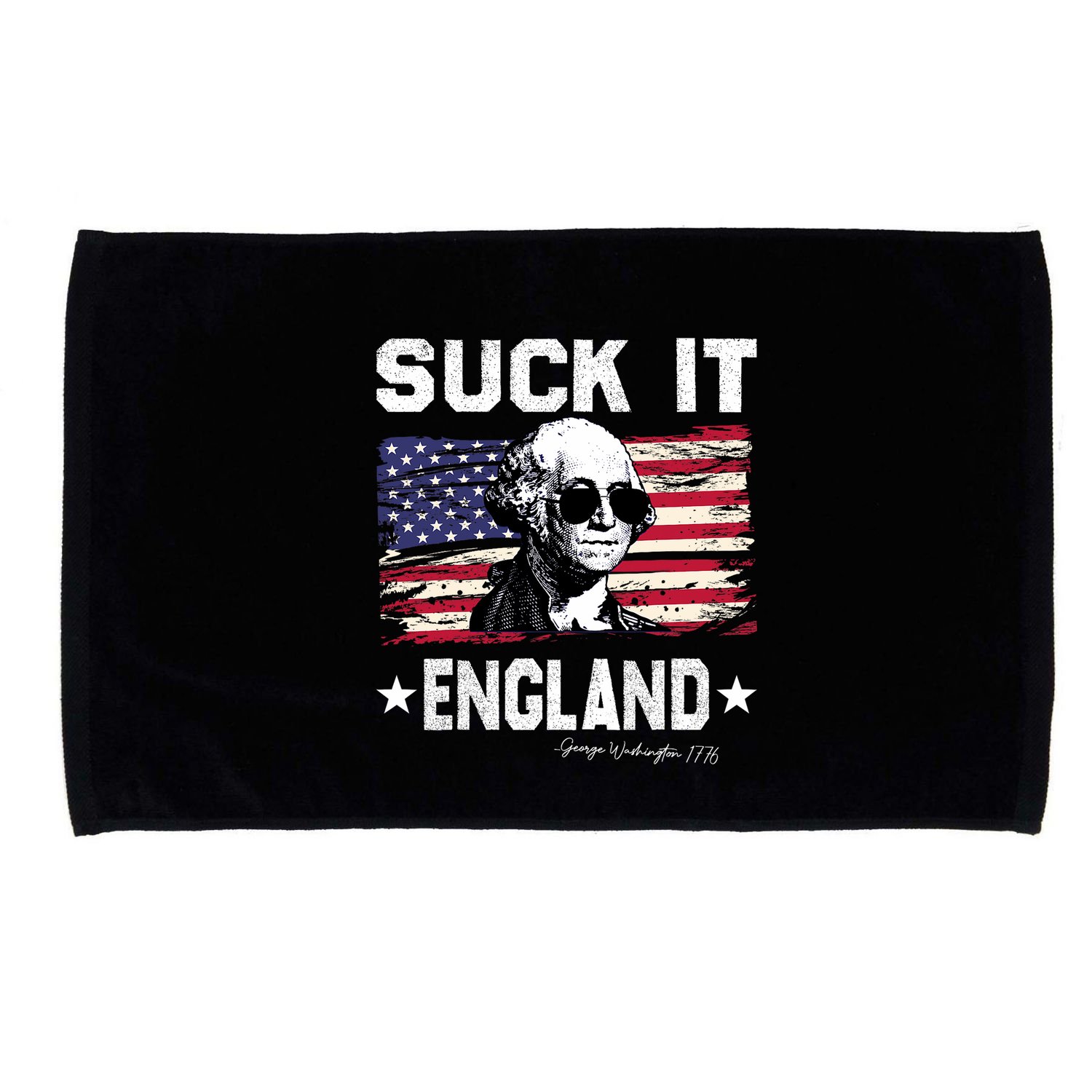 Suck It England Funny 4th Of July George Washington 1776 Microfiber Hand Towel