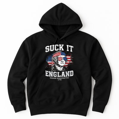 Suck It England Funny 4th Of July George Washington 1776 Hoodie