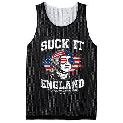 Suck It England Funny 4th Of July George Washington 1776 Mesh Reversible Basketball Jersey Tank