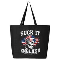 Suck It England Funny 4th Of July George Washington 1776 25L Jumbo Tote