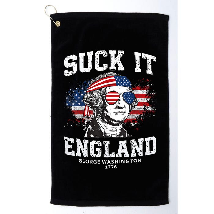 Suck It England Funny 4th Of July George Washington 1776 Golf Towel