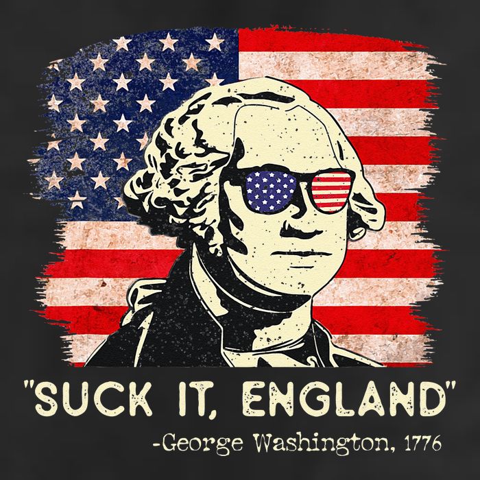 Suck It England Funny 4th of July Funny George Washington Cool Comfort Performance Bucket Hat