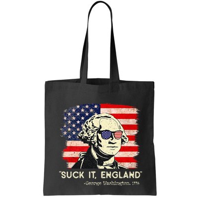 Suck It England Funny 4th of July Funny George Washington Bag