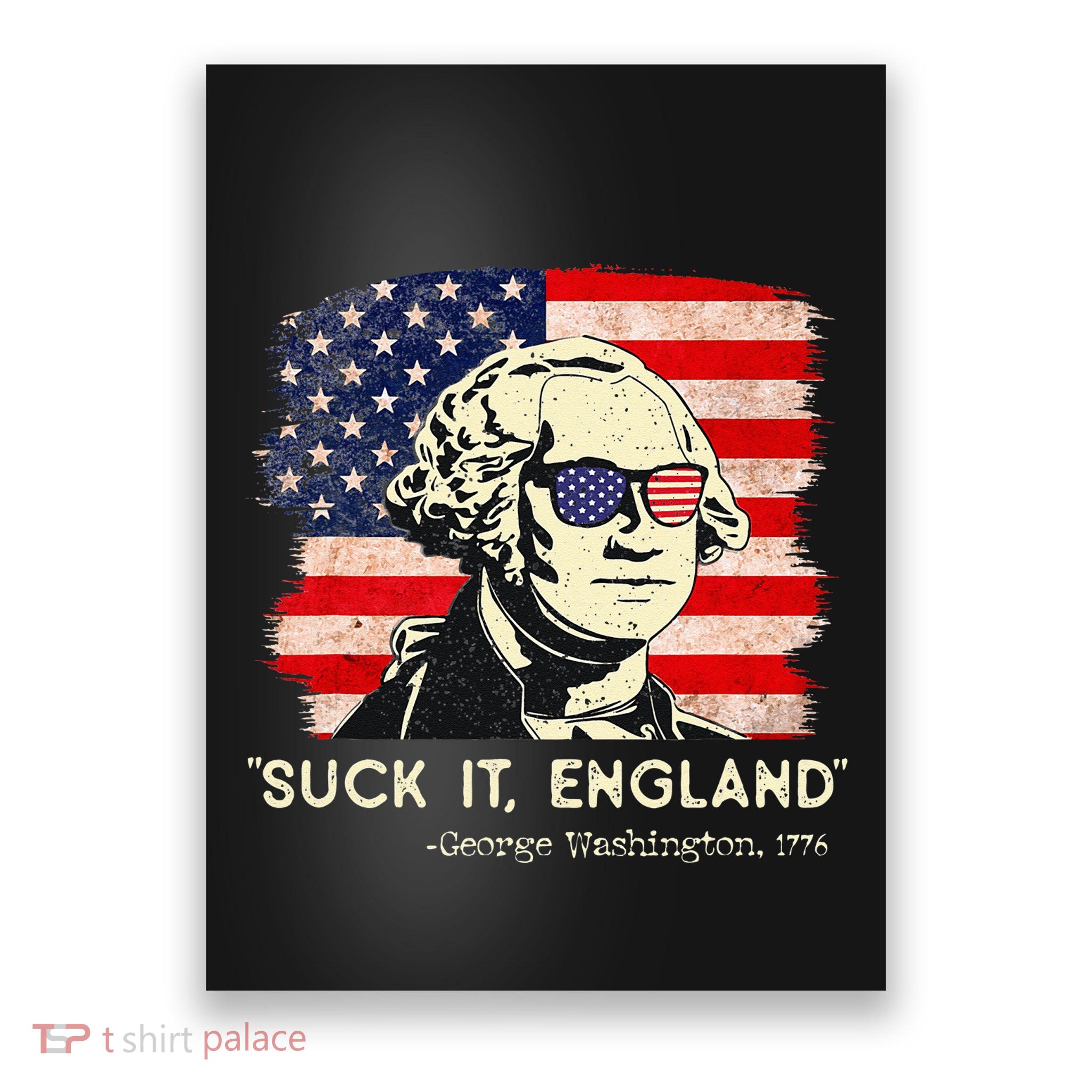 Suck It England Funny 4th of July Funny George Washington Poster