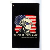 Suck It England Funny 4th of July Funny George Washington Golf Towel
