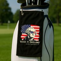Suck It England Funny 4th of July Funny George Washington Golf Towel