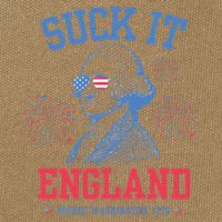 Suck It England Red White & Blue George Washington 4th July Cotton Canvas Backpack