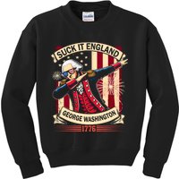 Suck It England Usa Flag 4th Of July Patriotic 2024 Kids Sweatshirt