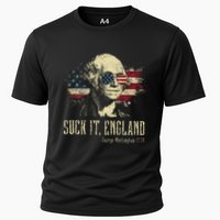 Suck It England Funny George Washington 1776 Usa Cooling Performance Crew T-Shirt