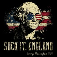 Suck It England Funny George Washington 1776 Usa Cooling Performance Crew T-Shirt
