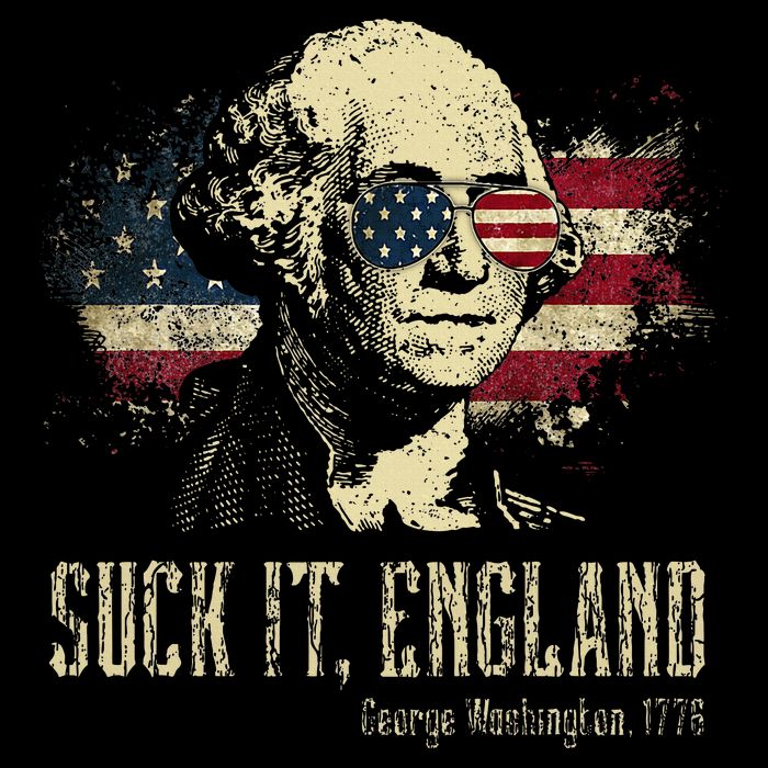 Suck It England Funny George Washington 1776 Usa Cooling Performance Crew T-Shirt