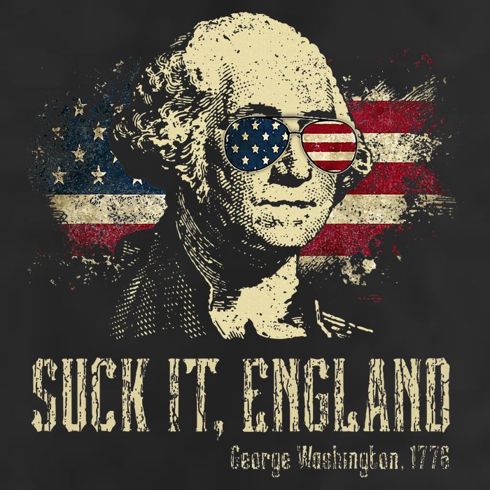 Suck It England Funny George Washington 1776 Usa Adult Drive Performance Visor