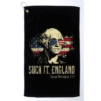 Suck It England Funny George Washington 1776 Usa Golf Towel
