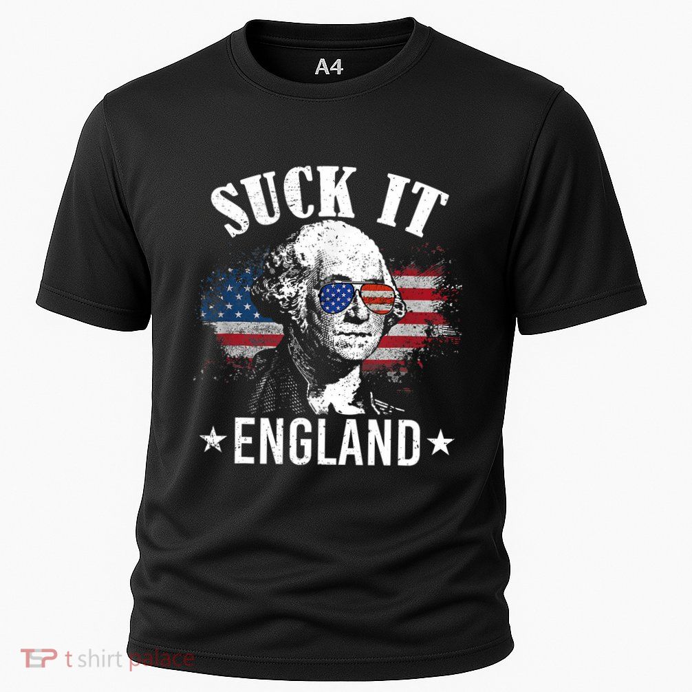 Suck It England Funny 4th Of July George Washington Performance Shirt