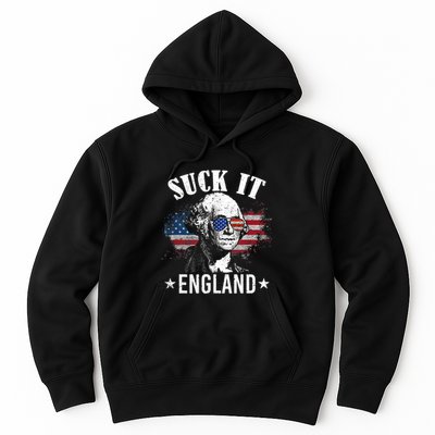 Suck It England Funny 4th Of July George Washington Hoodie