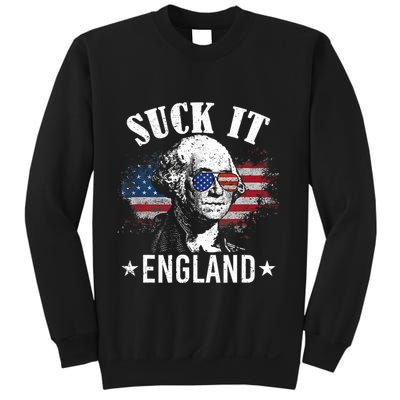 Suck It England Funny 4th Of July George Washington Sweatshirt