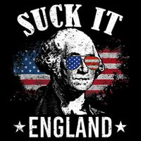 Suck It England Funny 4th Of July George Washington Impact Tech Backpack