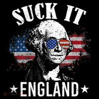 Suck It England Funny 4th Of July George Washington Sustainable Bucket Hat