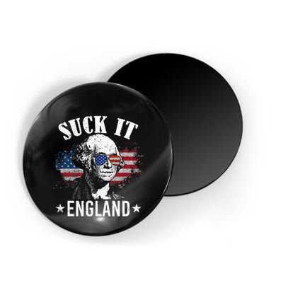 Suck It England Funny 4th Of July George Washington Magnet