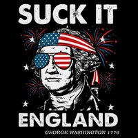 Suck It England Funny 4th July George Washington Cooling Performance Crew T-Shirt