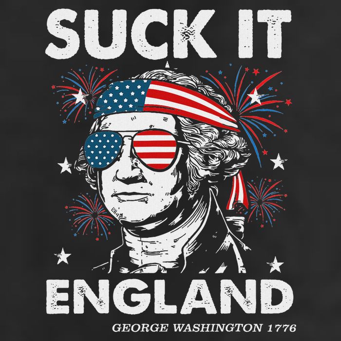 Suck It England Funny 4th July George Washington Adult Drive Performance Visor