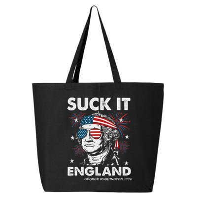 Suck It England Funny 4th July George Washington 25L Jumbo Tote