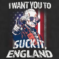 Suck It England Funny George Washington Usa Flag 4th Of July Adult Drive Performance Visor
