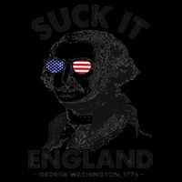 Suck It England Funny 4th Of July George Washington 1776 16oz Travel Tumbler