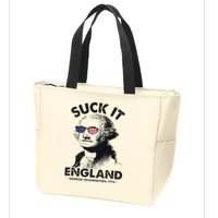 Suck It England Funny 4th Of July George Washington 1776 Zip Tote Bag