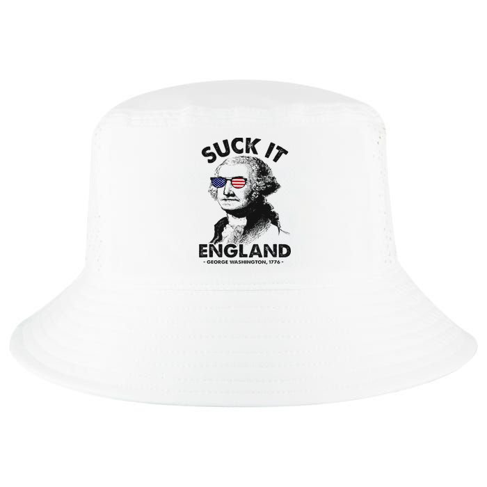 Suck It England Funny 4th Of July George Washington 1776 Cool Comfort Performance Bucket Hat