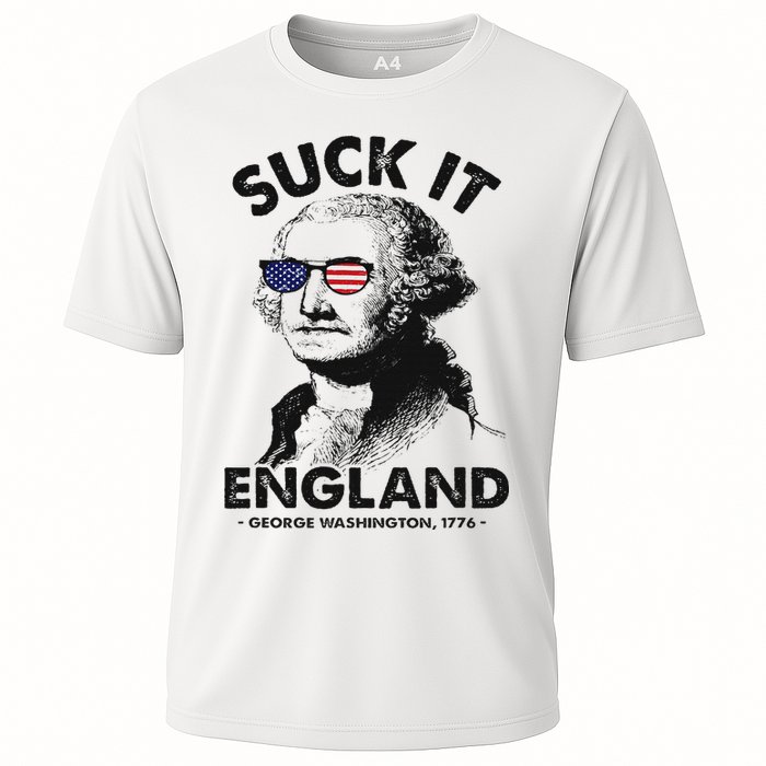 Suck It England Funny 4th Of July George Washington 1776 Performance Shirt
