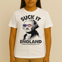 Suck It England Funny 4th Of July George Washington 1776 T-Shirt
