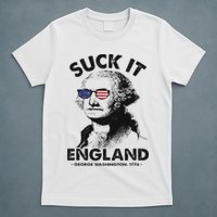 Suck It England Funny 4th Of July George Washington 1776 T-Shirt
