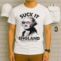 Suck It England Funny 4th Of July George Washington 1776 T-Shirt