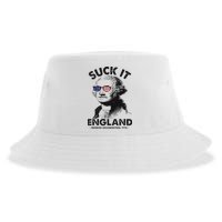Suck It England Funny 4th Of July George Washington 1776 Sustainable Bucket Hat