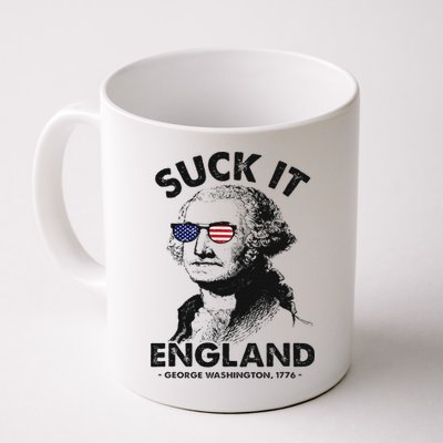 Suck It England Funny 4th Of July George Washington 1776 Mug