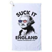 Suck It England Funny 4th Of July George Washington 1776 Golf Towel