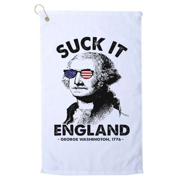 Suck It England Funny 4th Of July George Washington 1776 Golf Towel