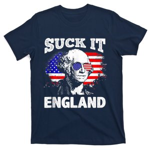 Suck It England Funny 4th Of July Flag Patriotic T-Shirt