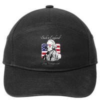 Suck It England Funny George Washington USA Flag 4th of July 7-Panel Snapback Hat