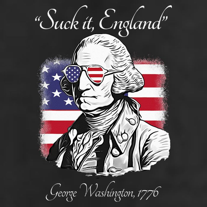 Suck It England Funny George Washington USA Flag 4th of July Adult Drive Performance Visor