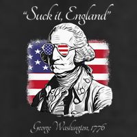 Suck It England Funny George Washington USA Flag 4th of July 11oz C Handle Ceramic Mug