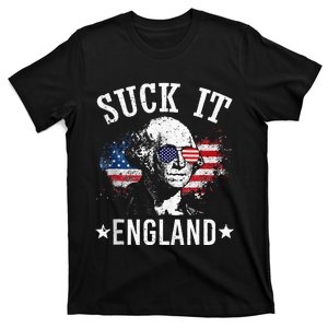 Suck It England Funny 4th Of July George Washington 1776 T-Shirt