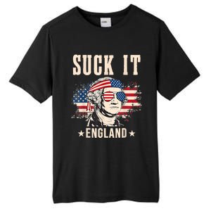 Suck It England Funny 4th Of July George Washington Tall Fusion ChromaSoft Performance T-Shirt