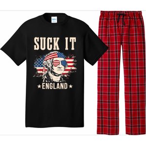 Suck It England Funny 4th Of July George Washington Pajama Set