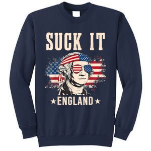 Suck It England Funny 4th Of July George Washington Sweatshirt