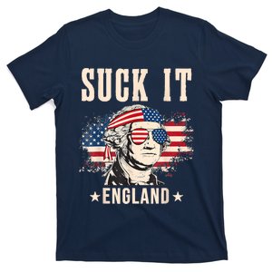 Suck It England Funny 4th Of July George Washington T-Shirt