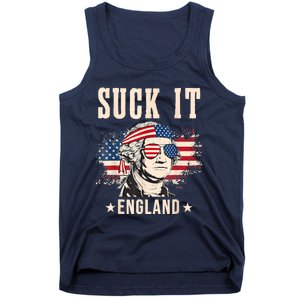 Suck It England Funny 4th Of July George Washington Tank Top