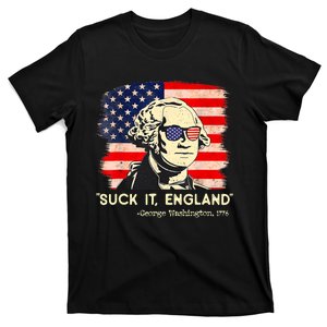 Suck It England Funny 4th Of July George Washington 1776 T-Shirt