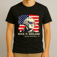 Suck It England Funny 4th Of July George Washington 1776 T-Shirt